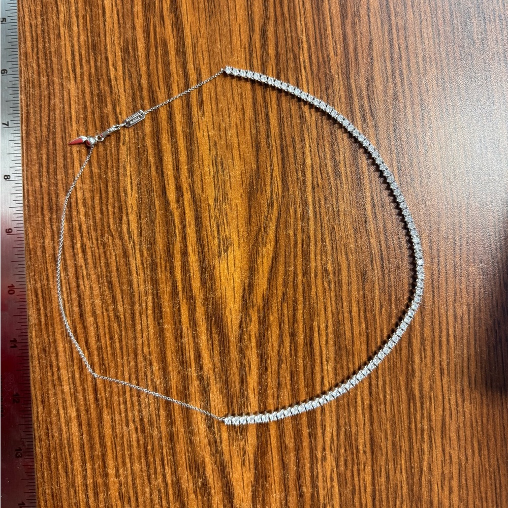 Melinda Maria Silver Necklace